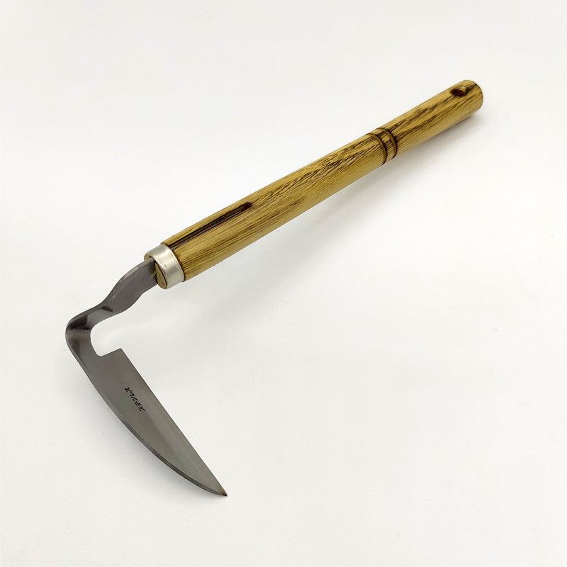 Stainless Steel Bent Handlebar Sickle Agricultural Mower Gardening Tools