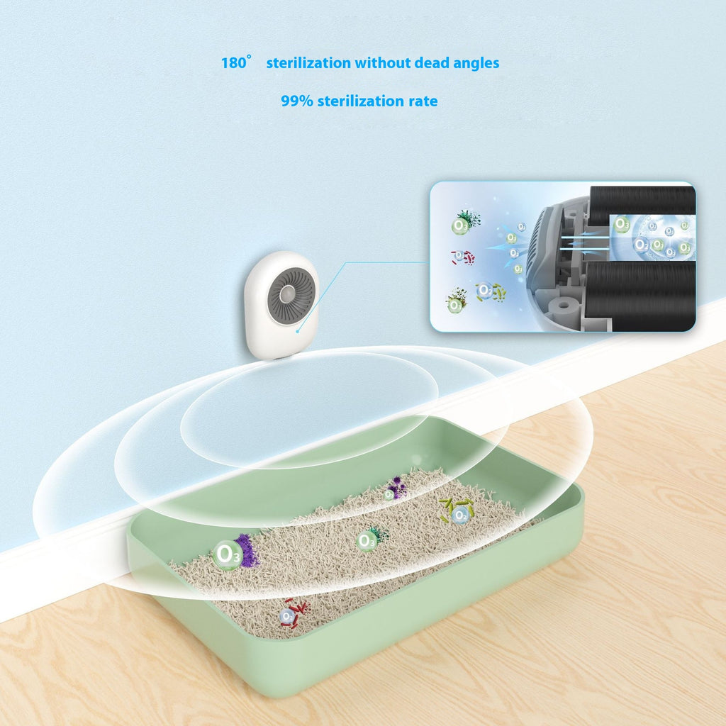 Mini Cross-border Cat Litter Ozone Disinfection Deodorant Air Cleaner Deodorizer Odor Removal Machine
