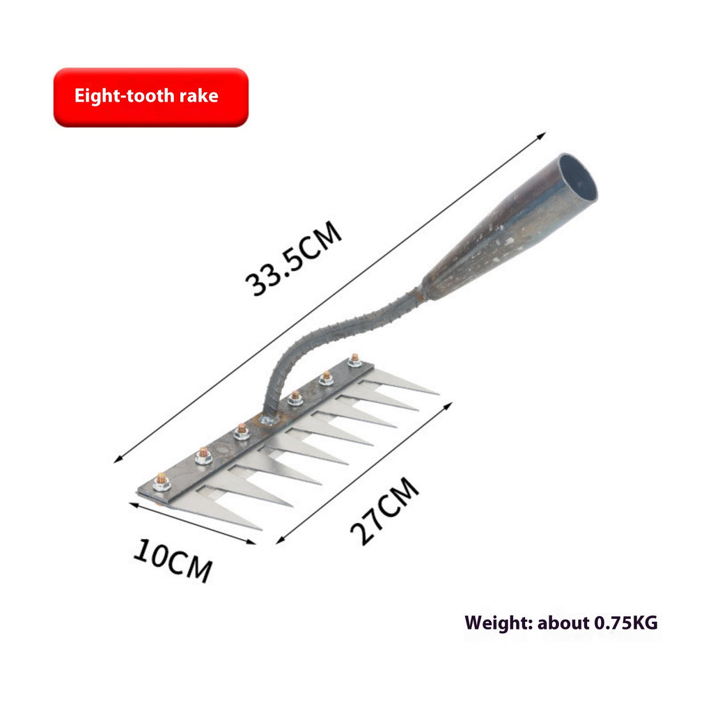 Six Tooth Nail Harrow Steel Harrow Agricultural Tools